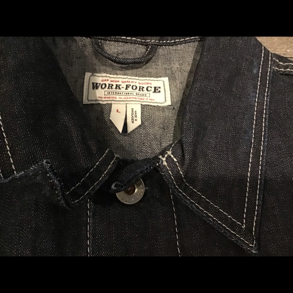 Gap Workforce Collection Icon Denim Jacket - Picture 4 of 6